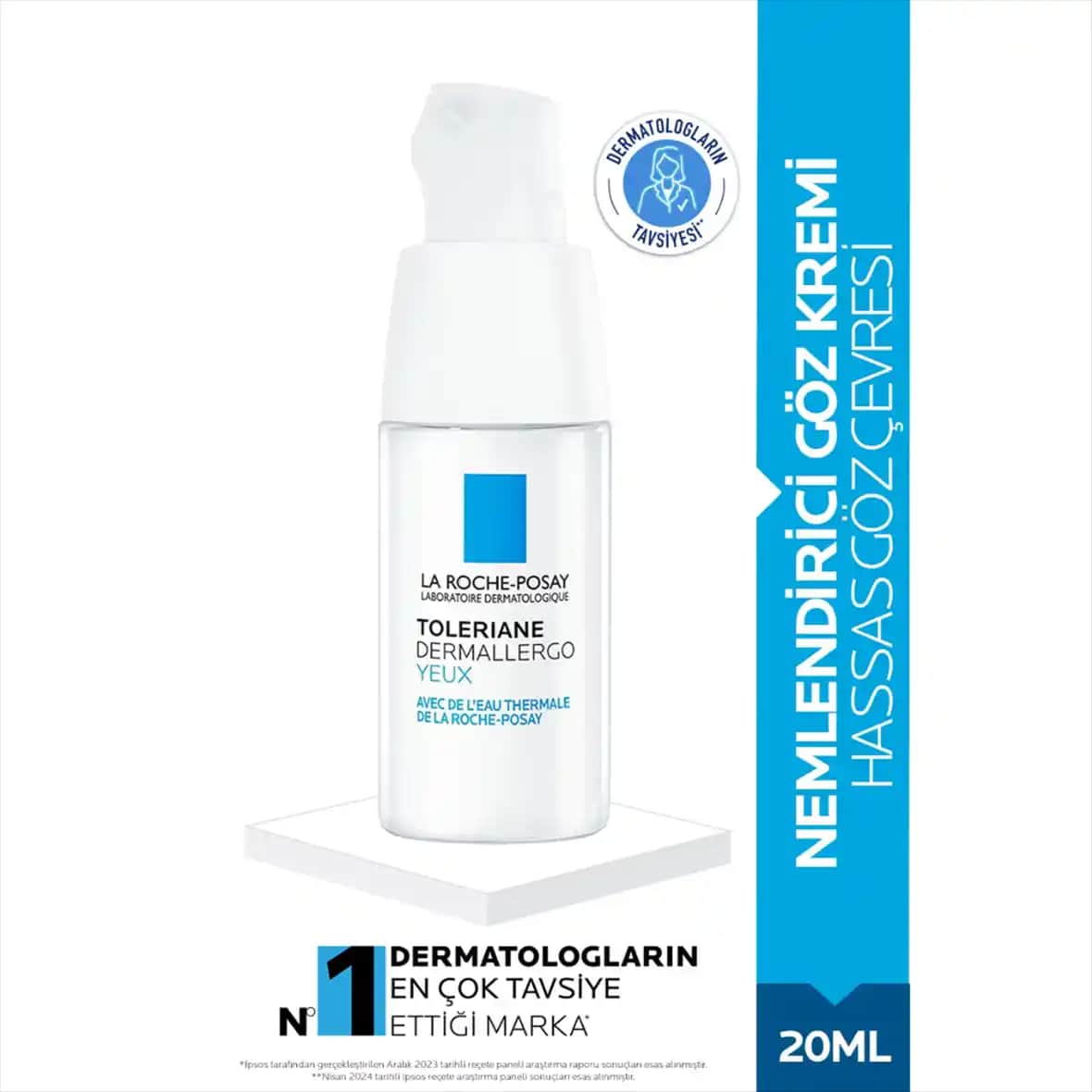 La Roche-Posay Toleriane Göz Kremi: Hassas Göz Çevresi İçin Güvenilir ve Yatıştırıcı Bakım Ürünü