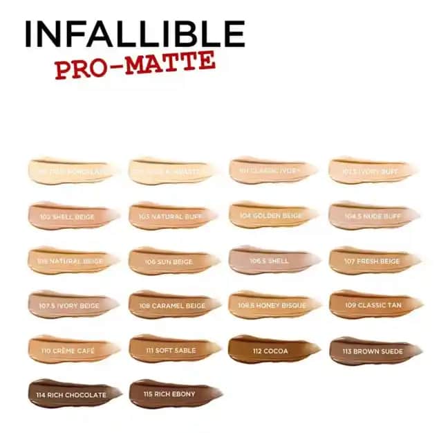 Loreal Infallible Fondöten Renkleri ve Cilt Tonuna Uygun Seçenekler Rehberi