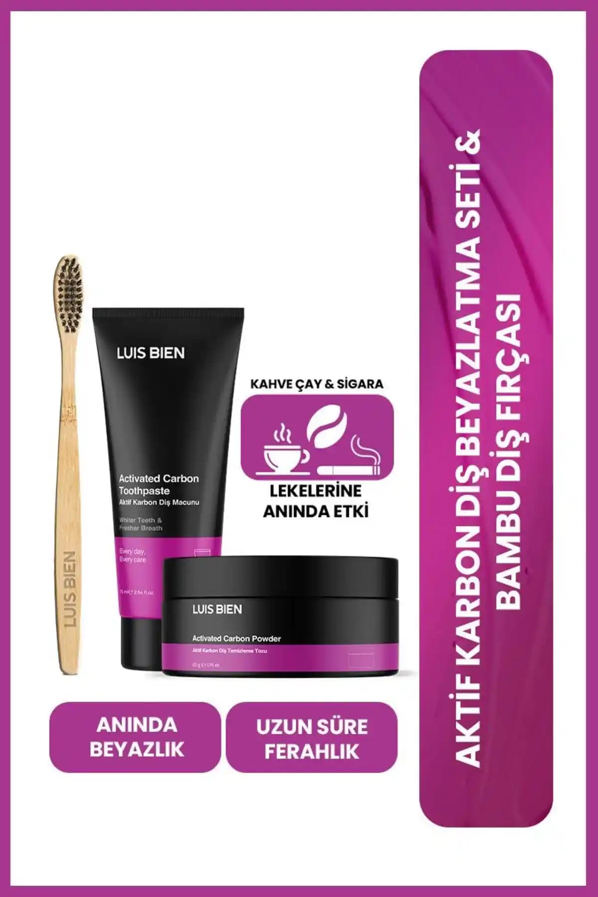 Luis Bien Diş Beyazlatma Seti: Doğal İçeriklerle Güvenilir ve Hızlı Sonuçlar