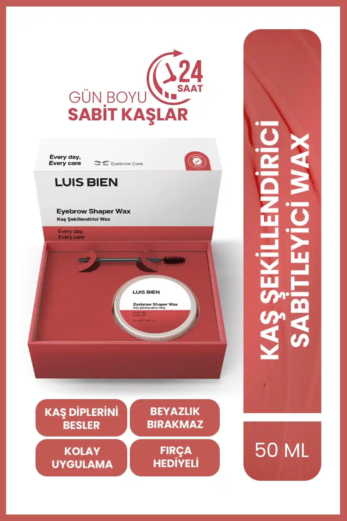 Luis Bien Kaş Wax ile Doğal ve Kalıcı Kaş Şekillendirme Rehberi