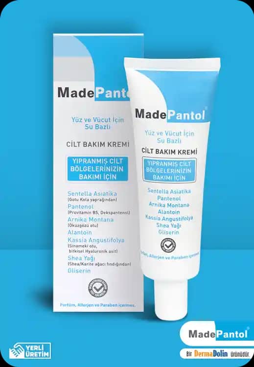 MadePantol Su Bazlı Krem: Doğal İçeriklerle Güçlendirilmiş Cilt Bakım Çözümü