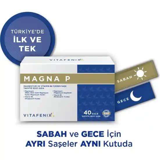 Magna P Vitafenix: Magnezyum ve B6 Vitamini ile Sağlık ve Güzellik Desteği