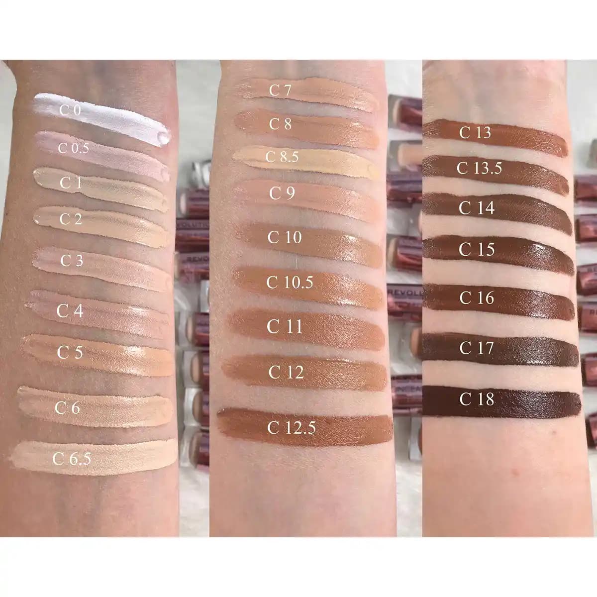 Makeup Revolution Conceal & Define: Yüksek Kapatıcılık ve Doğal Görünüm Sunan Makyaj Serisi