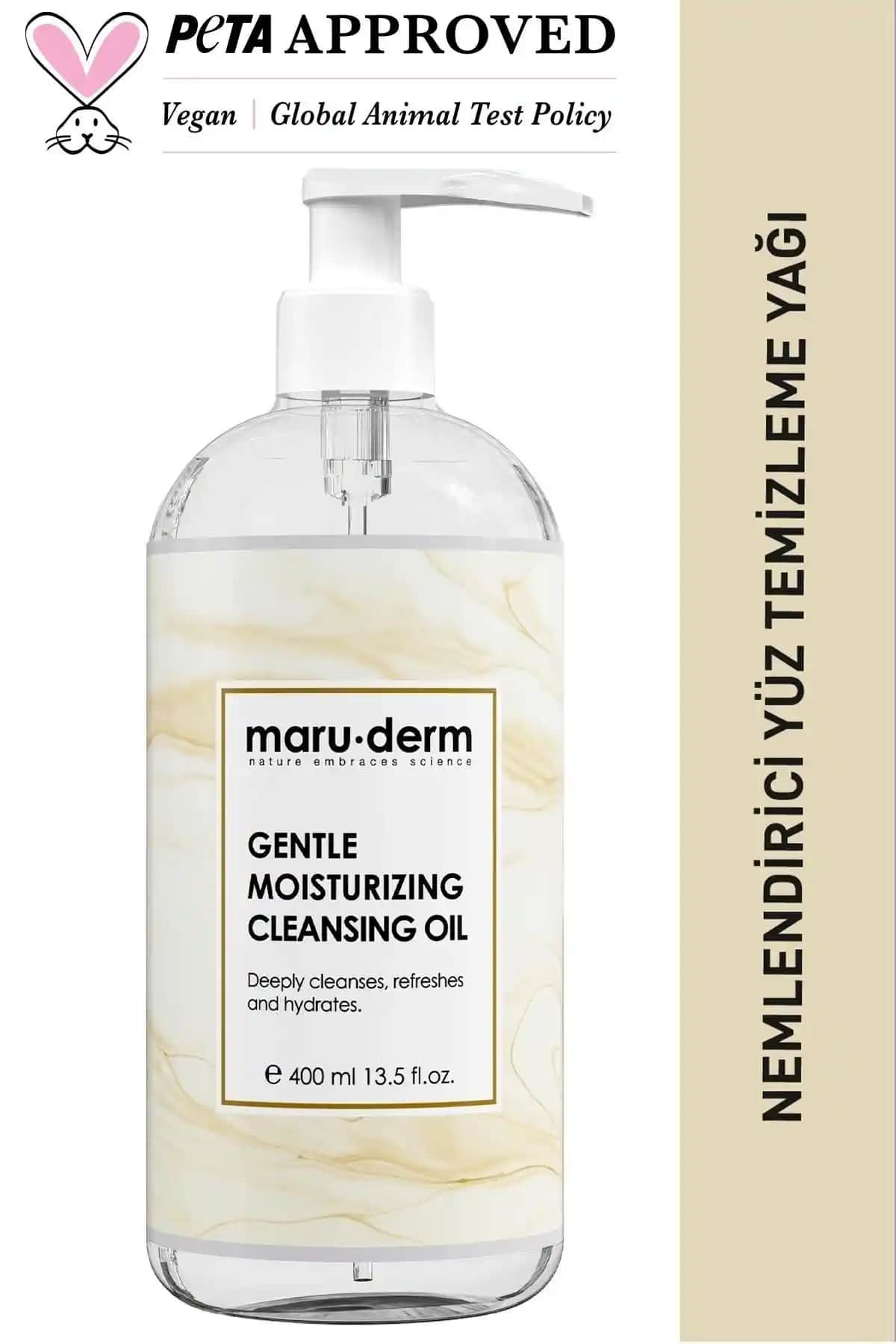 Maruderm Yağ Bazlı Temizleyici ile Derinlemesine Temizlik ve Nem Desteği