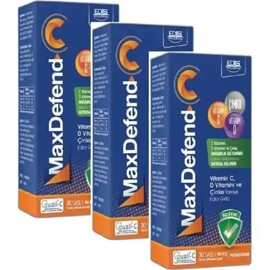 MaxDefend C ile Güçlü Bağışıklık Sistemi Destekleyici Takviye Ürünü