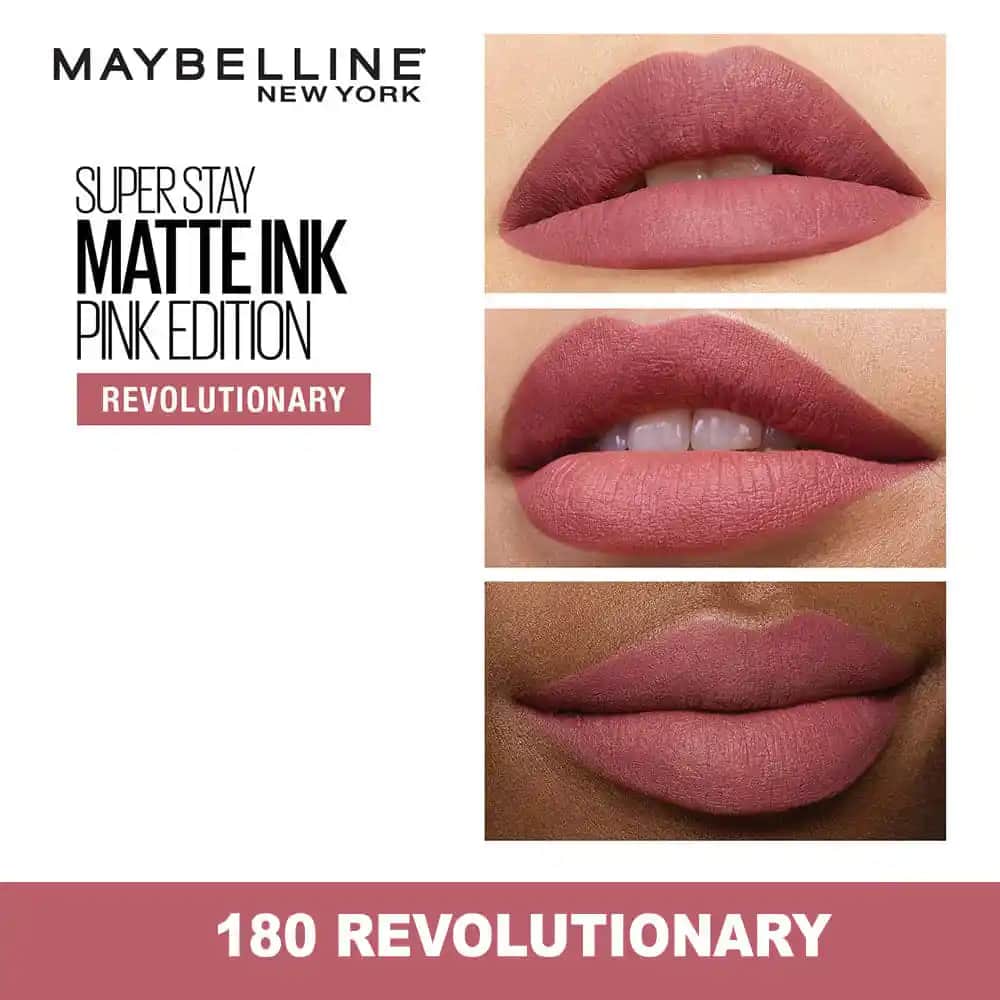 Maybelline 180 Revolutinary Mat Ruj: Uzun Süre Dayanıklı ve Şık Tonlar
