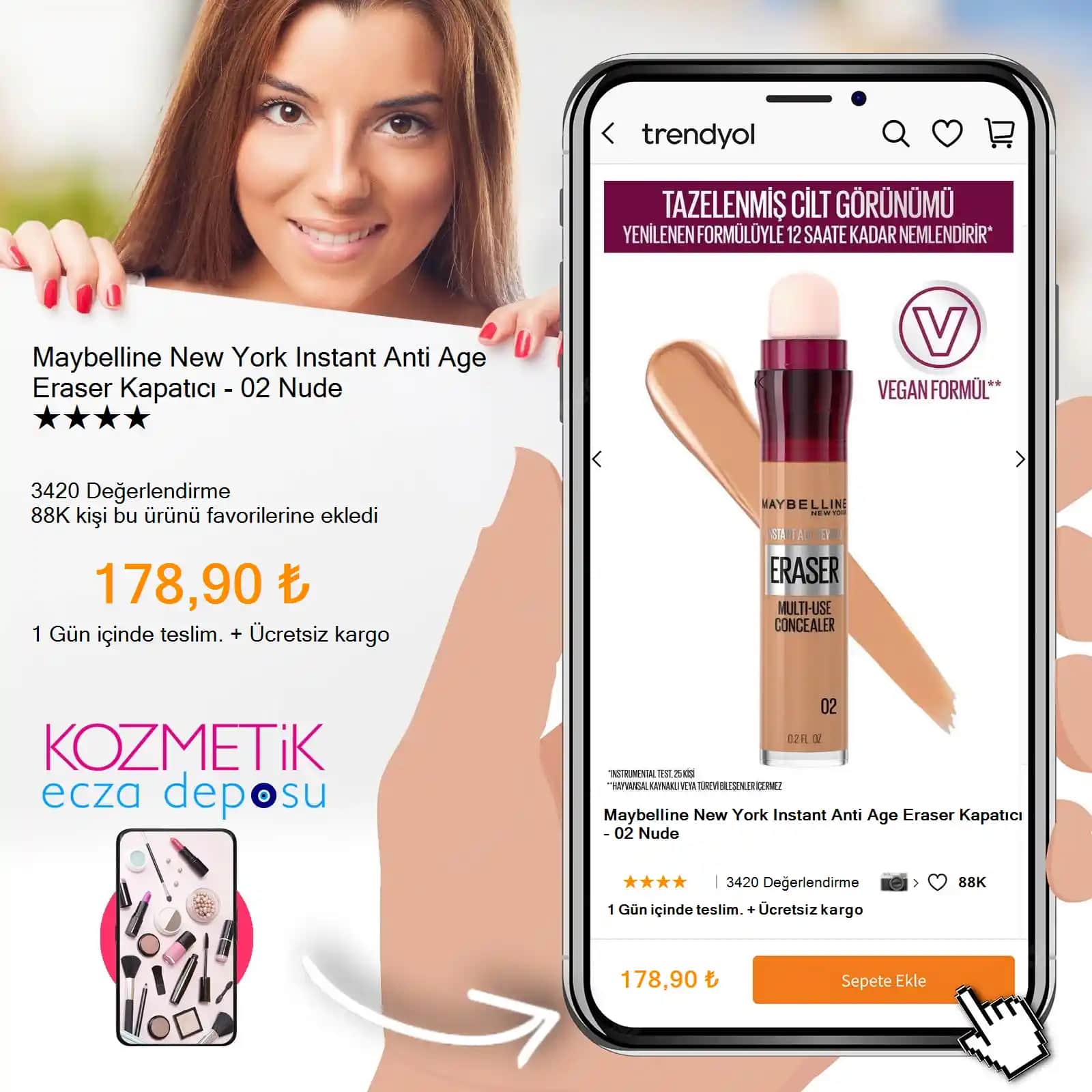 Maybelline Eraser Kapatici Nasıl Kullanılır ve En Etkili Uygulama Yöntemleri