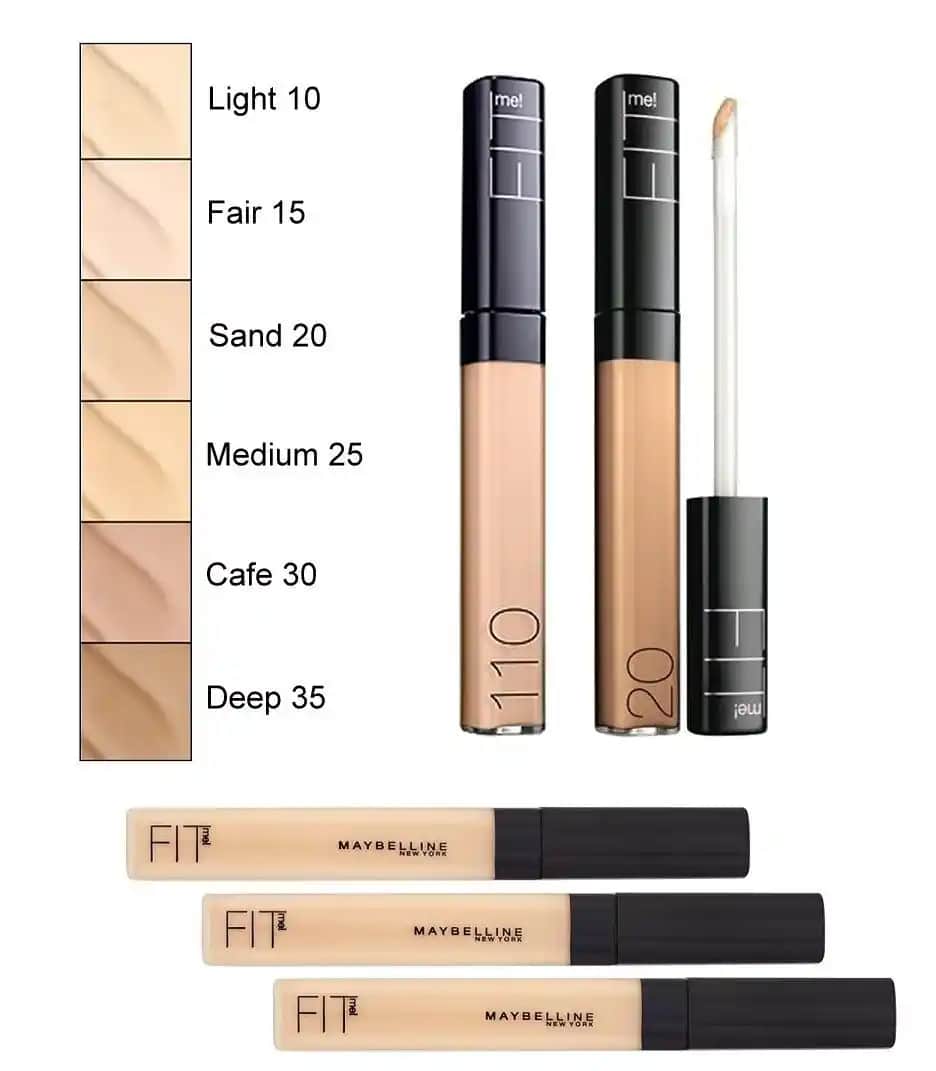 Maybelline Fit Me Concealer: Geniş Renk Seçenekleriyle Doğal ve Kalıcı Makyaj İçin En İyi Tercih
