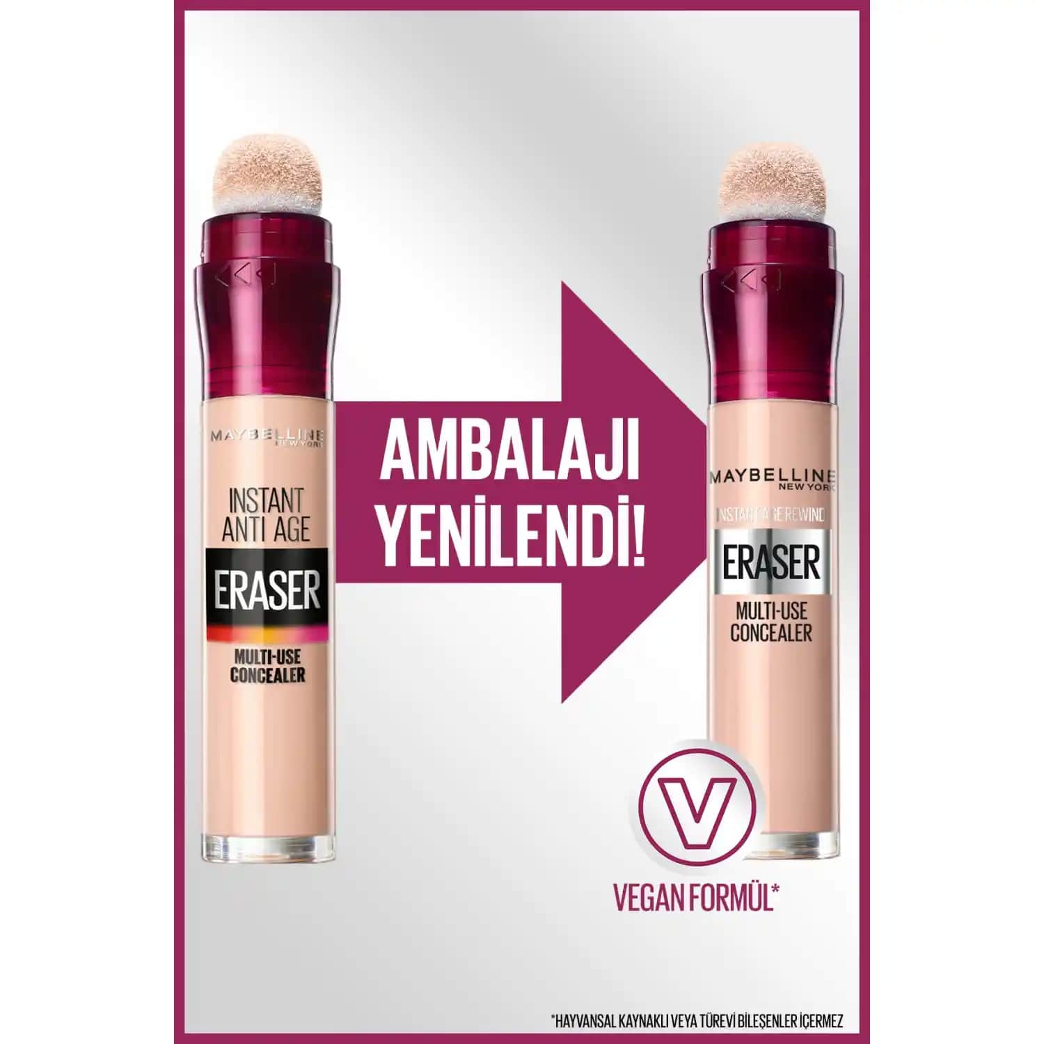 Maybelline Instant Anti Age Eraser 01 Light Kapatıcı ile Doğal ve Kusursuz Makyaj