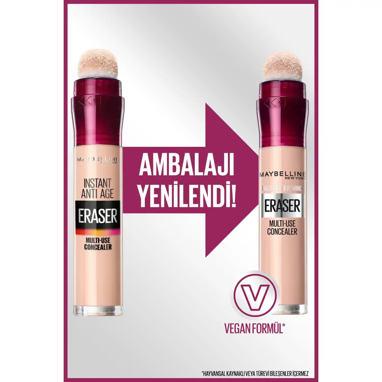 Maybelline Instant Anti Age Eraser 01 Light Kapatıcı ile Doğal ve Kusursuz Makyaj