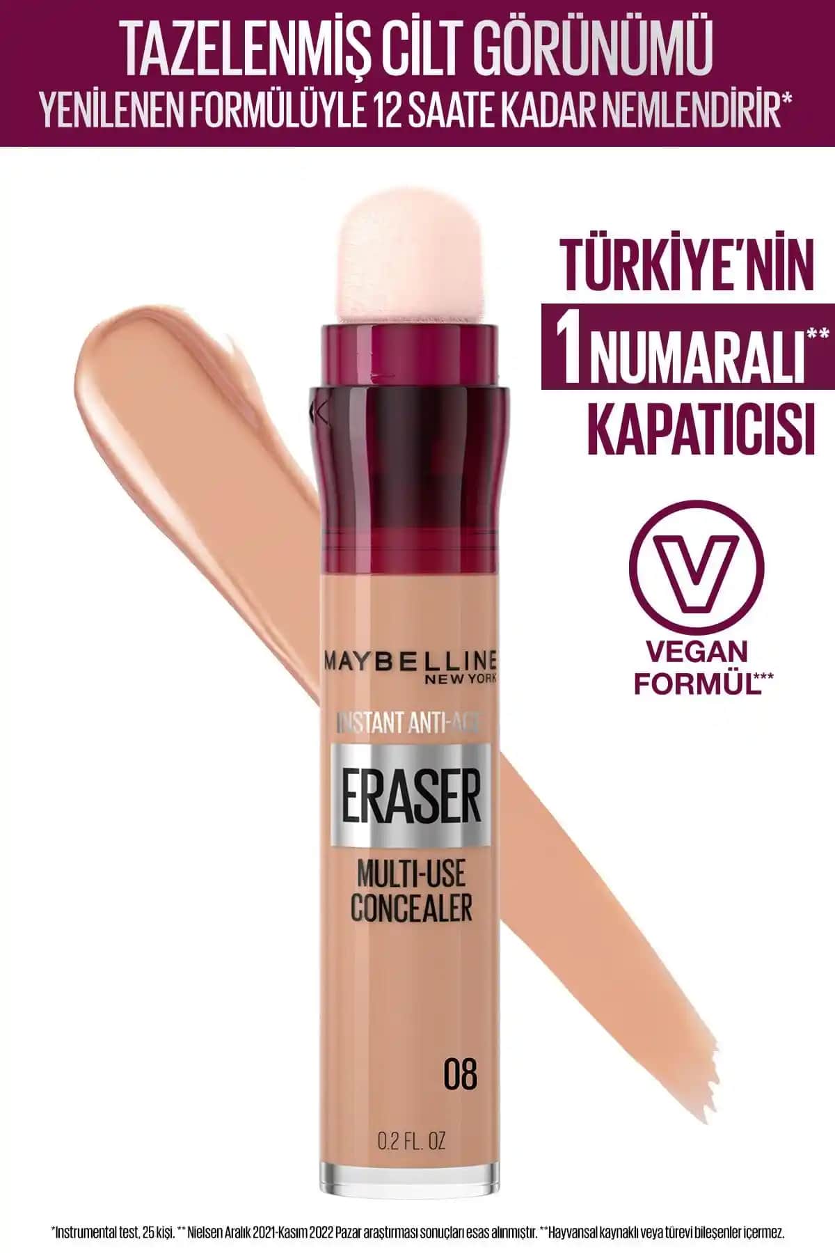 Maybelline Pembe Kapatıcı Kullanımı ve Faydaları Göz Altı ve Cilt Kusurlarını Gizler