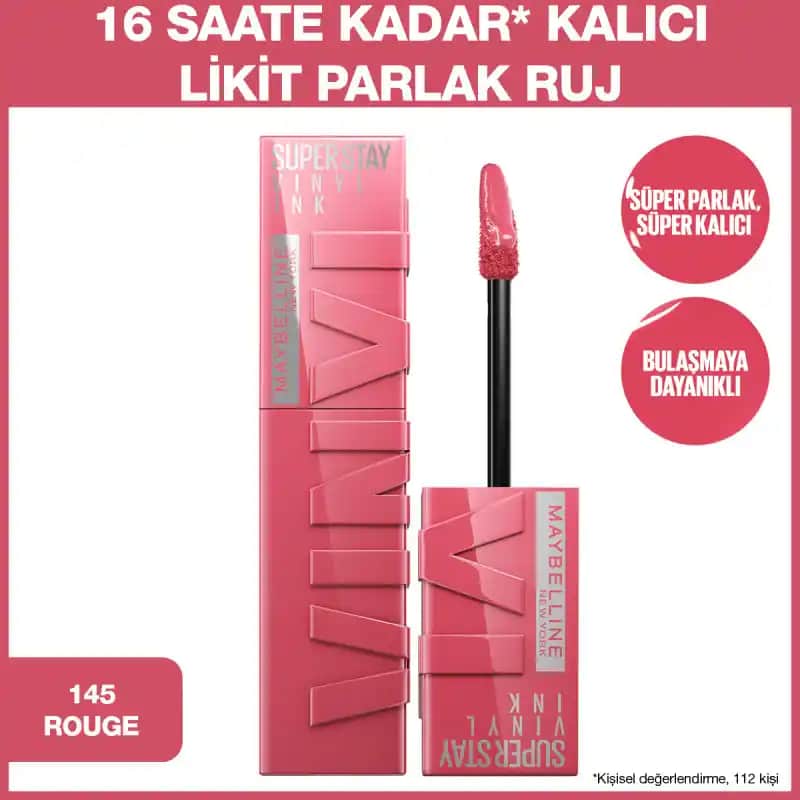 Maybelline Ruj Likit Serileri: Uzun Süre Kalıcılık ve Çeşitli Renk Seçenekleri