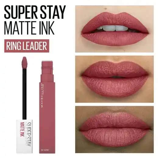 Maybelline SuperStay Matte Ink 175 Ringleader: Uzun Süre Kalıcı ve Çarpıcı Mat Ruj