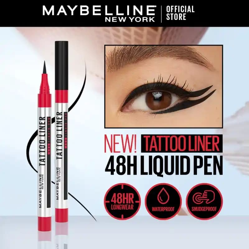 Maybelline Tattoo Liner Serisiyle Uzun Süre Kalıcı ve Çarpıcı Göz Makyajı