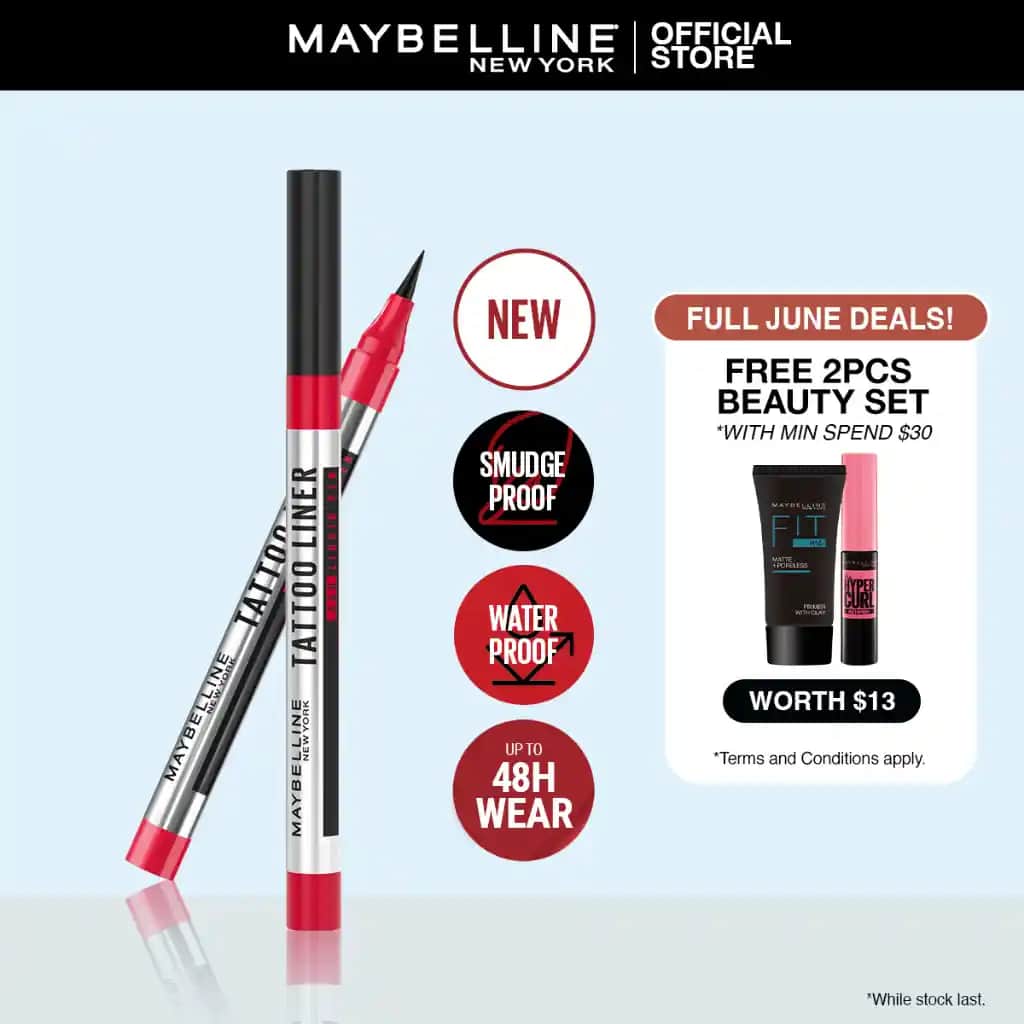 Maybelline Tattoo Liner: Uzun Süre Dayanan Kalıcı ve Çeşitli Formlarda Eyeliner Seçenekleri