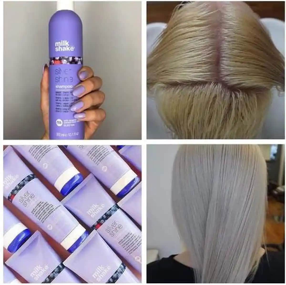 Milk Shake Silver Shine Şampuanı ile Gri ve Beyaz Saçlar İçin Renk Koruma ve Parlaklık Sağlama