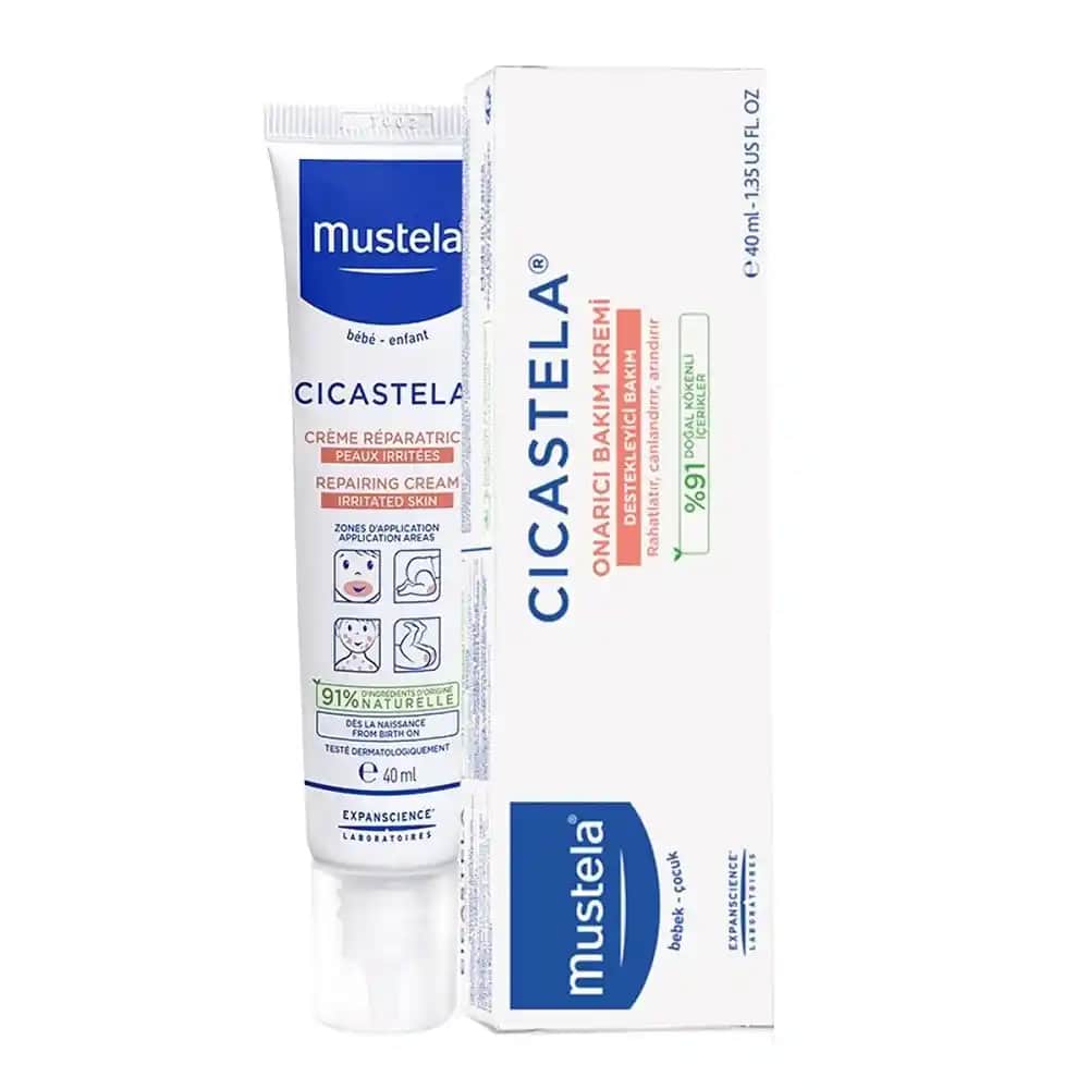 Mustela Cicastela Onarıcı Bakım Kremi: Hassas Ciltler İçin Güvenilir ve Doğal Çözüm