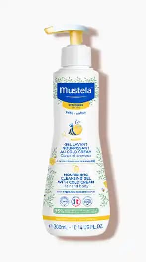Mustela Cold Cream İçeren Besleyici Şampuan Bebek ve Hassas Ciltler İçin Güvenilir Bakım Ürünü