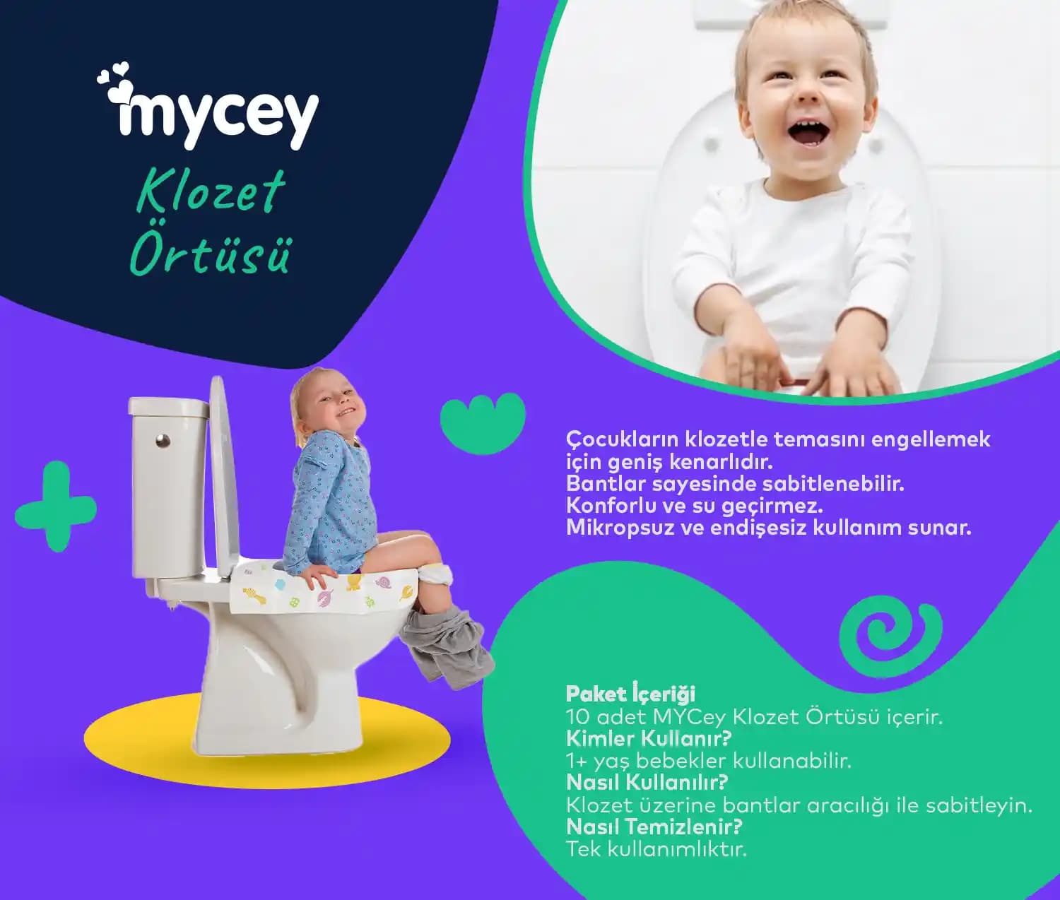 Mycey Kullan At Klozet Örtüsü: Hijyen ve Konfor İçin Modern Çözüm Alternatifi