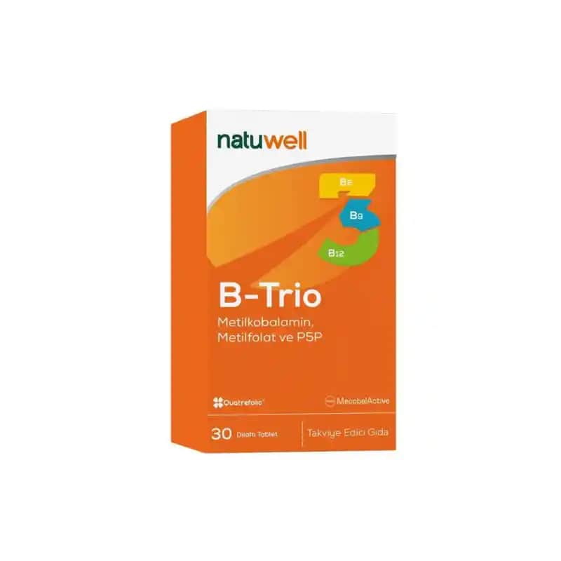 Natuwell B-Trio B vitamini takviyesi ile enerji ve bağışıklık destekleri