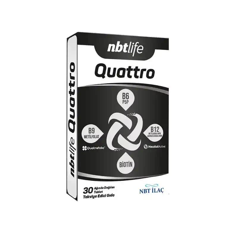 NBT Life Quattro: B Vitaminleri ve Biotin ile Sağlıklı Güzellik ve Sağlık Desteği