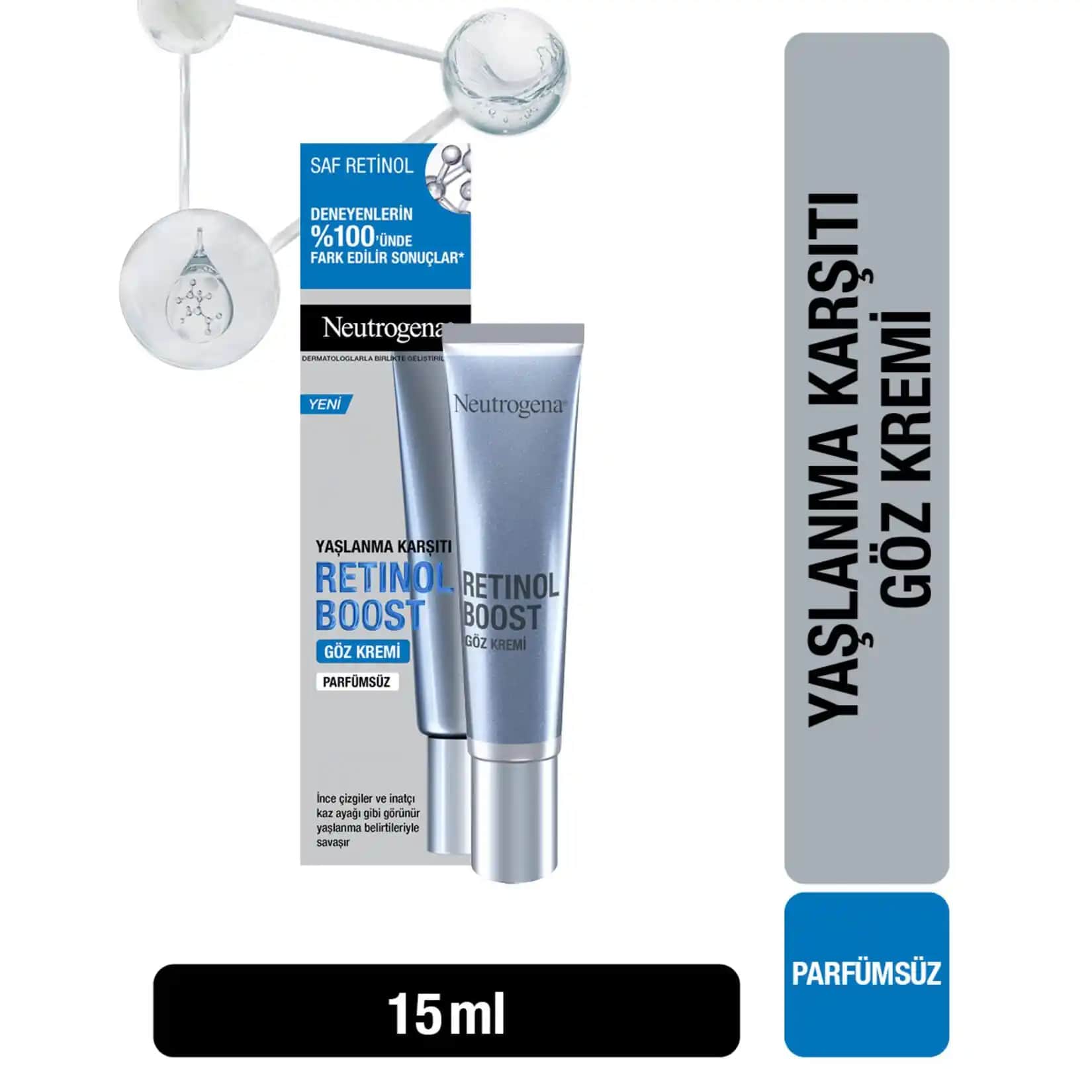 Neutrogena Retinol Göz Kremi ile Göz Çevresinde Gençlik ve Parlaklık Sağlama