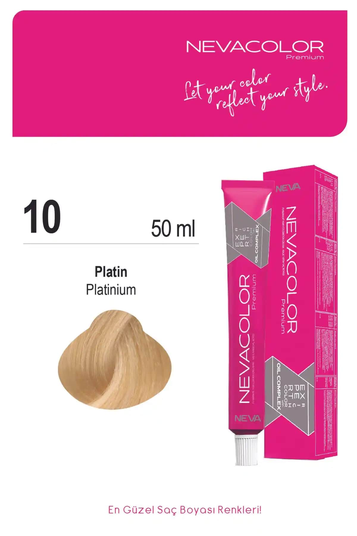 NevaColor 10 Serisi: Geniş Renk Seçenekleri ve Uzun Süre Kalıcı Saç Boyası Çözümleri