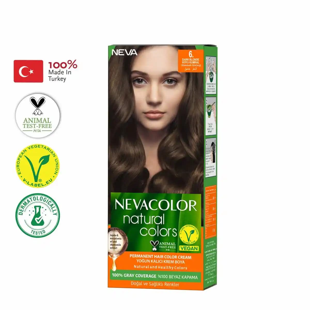 Nevacolor 6.0 Koyu Kumral Saç Boyası ile Doğal ve Kalıcı Renk Seçeneği