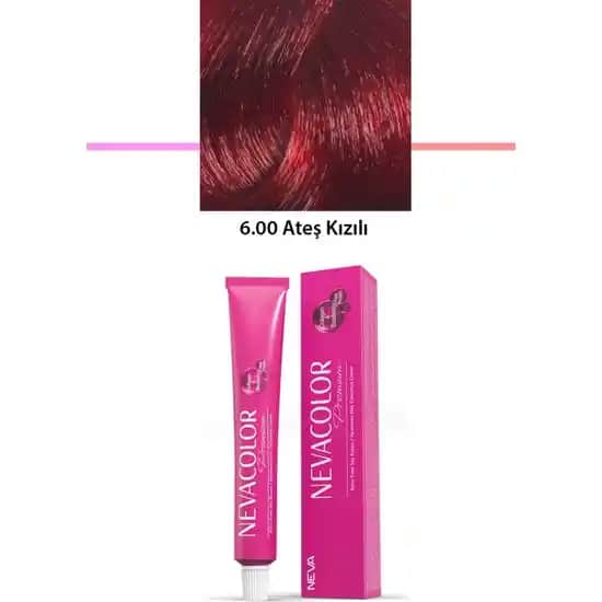 NevaColor Ateş Kızılı Saç Boyası ile Cesur ve Enerjik Görünüm Yaratın
