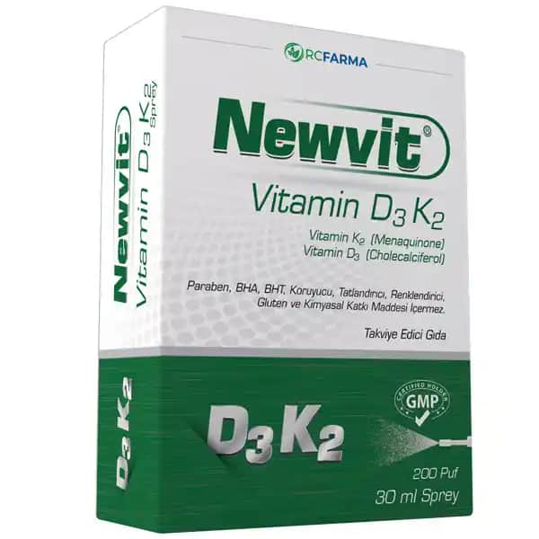 Newvit D3 K2 Takviyesi ile Kemik ve Kalp Sağlığını Güçlendirin