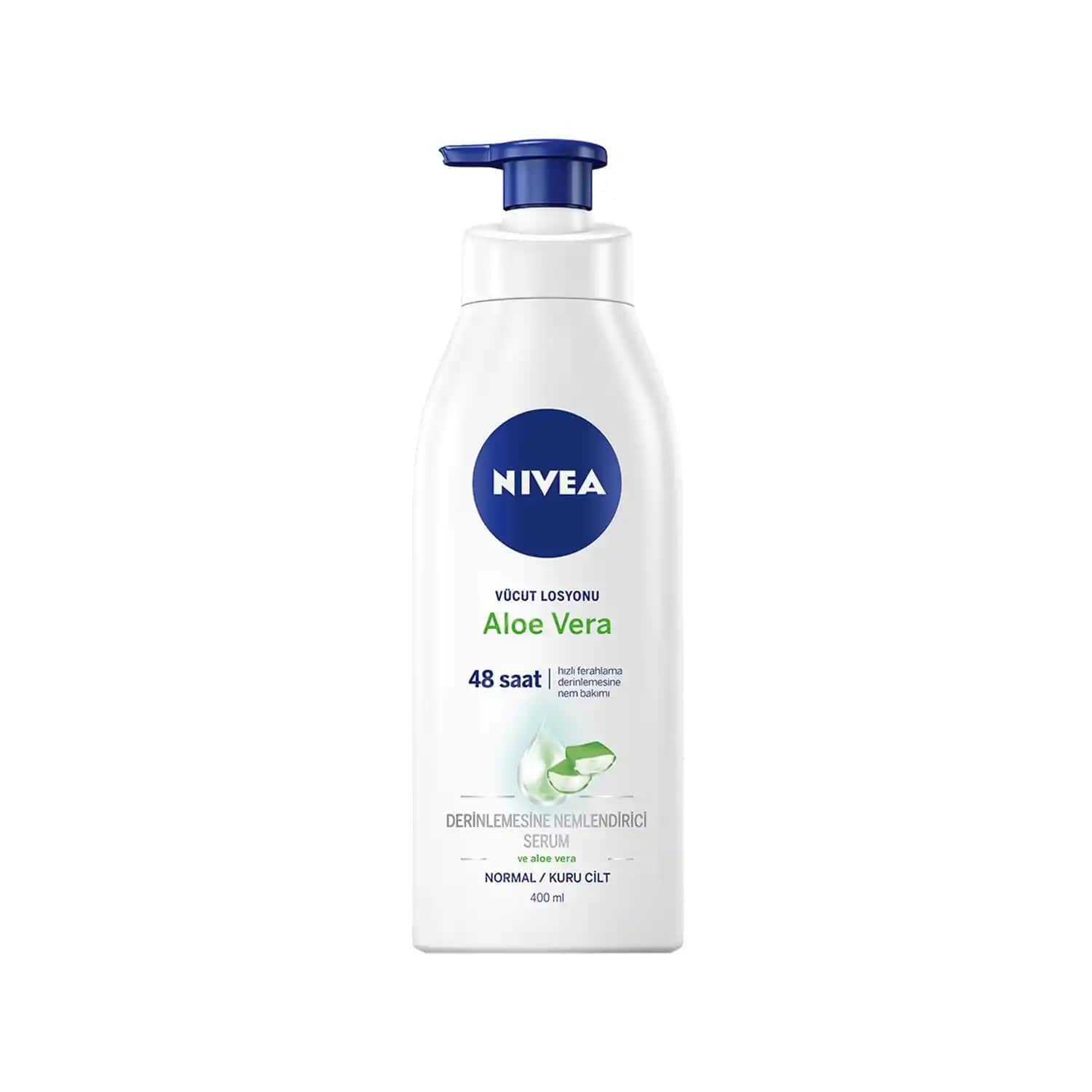 Nivea Aloe Vera Vücut Losyonu 400 ml Doğal Nemlendirme ve Ferahlatıcı Bakım