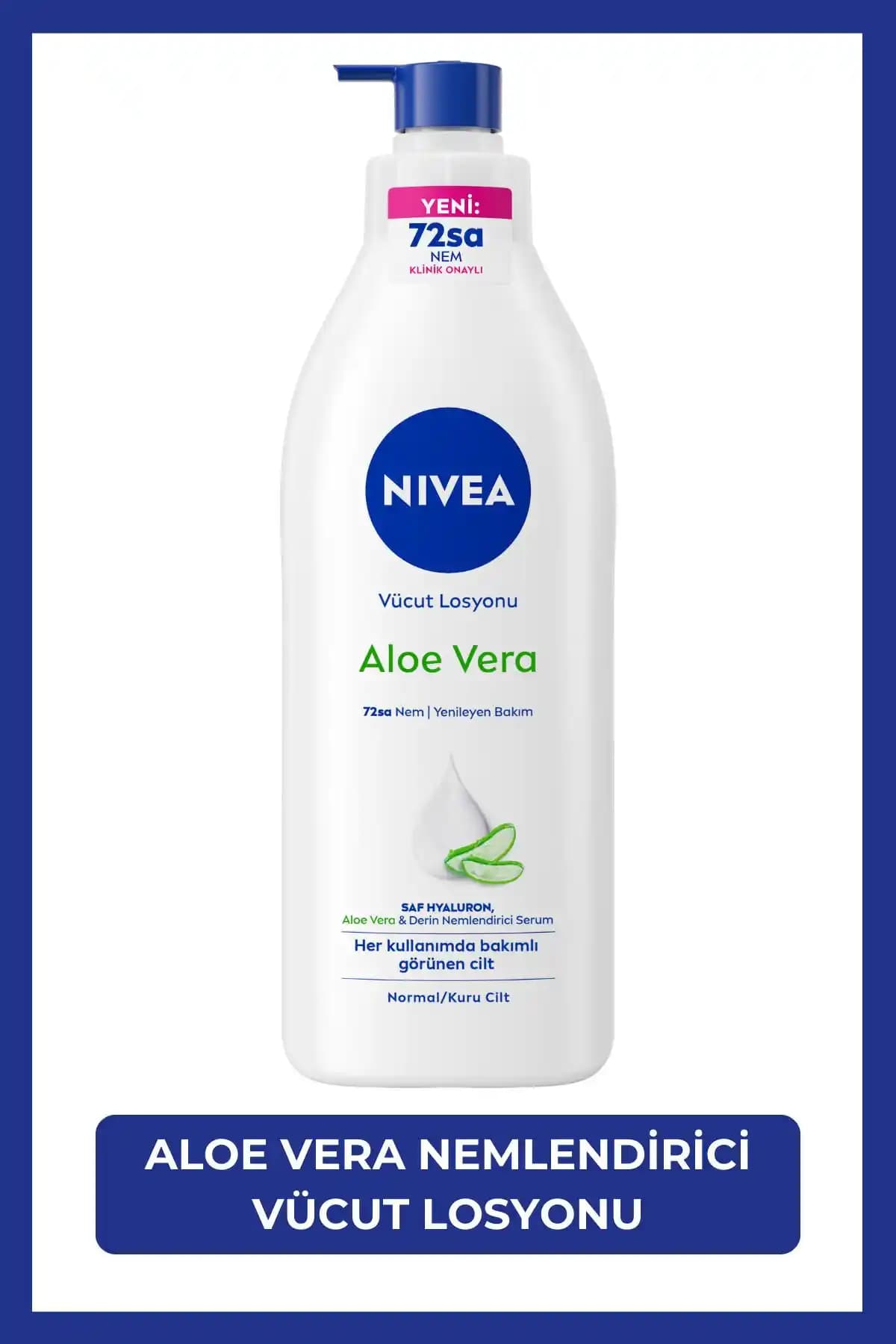 Nivea Aloe Vera Vücut Losyonu: Doğal Nemlendirici ve Hassas Ciltler İçin Etkili Bakım