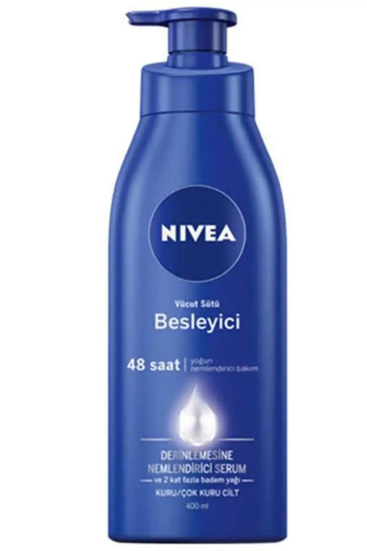 Nivea Besleyici Vücut Sütü 400 ml kuru ve çok kuru ciltler için yoğun nemlendirme sağlayan bakım ürünü