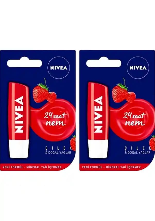 Nivea Çilekli Dudak Nemlendirici Ürünleriyle Doğal ve Ferahlatıcı Bakım