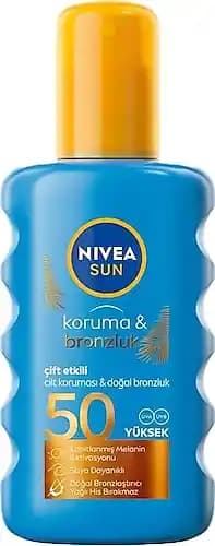 Nivea Koruma ve Bronzluk 50 Güneş Koruyucu Ürünü ile Güvenle Bronzlaşın ve Cildinizi Koruyun