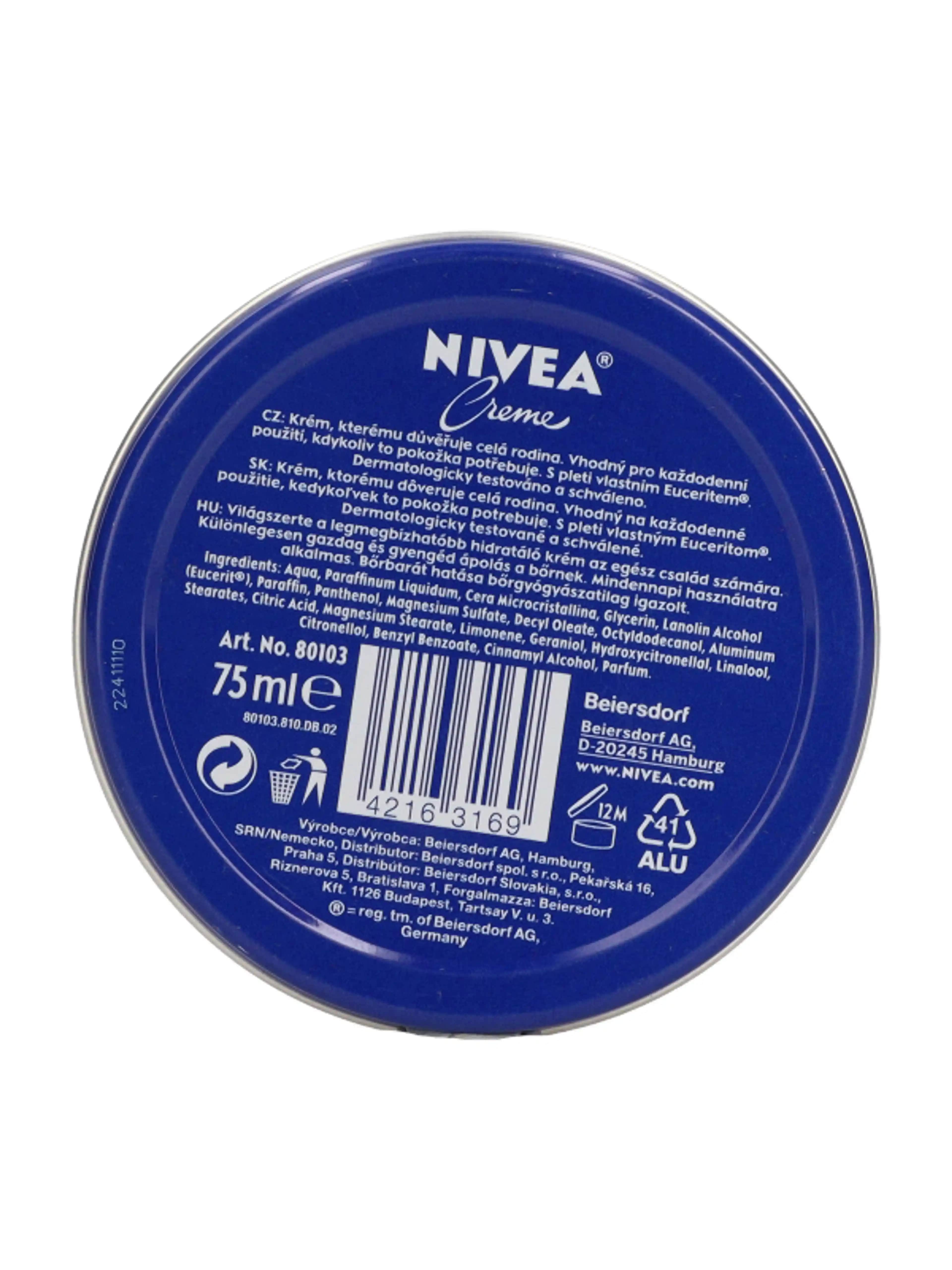 Nivea Krem 75 ml: Günlük Cilt Bakımında Güvenilir ve Çok Yönlü Seçenek