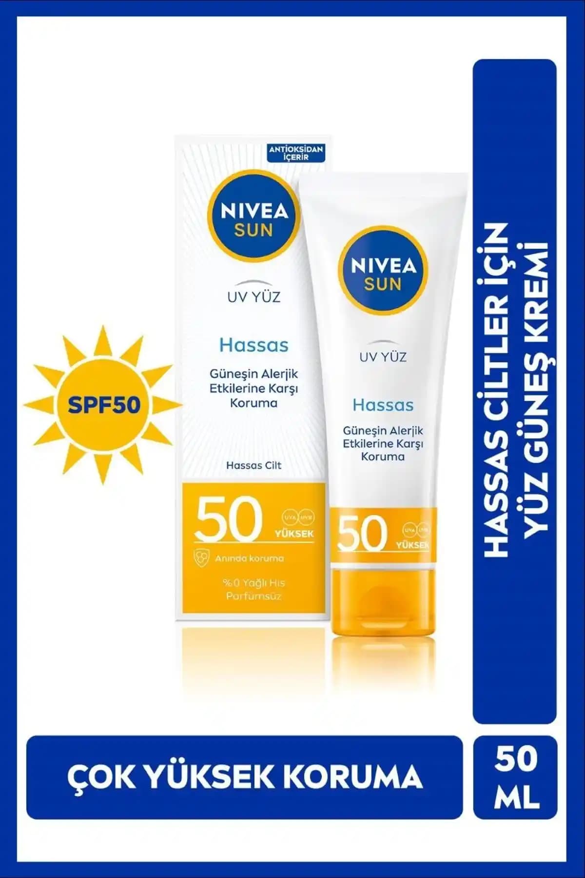 Nivea SPF 50 Güneş Kremi: Yüksek Koruma ve Nemlendirme Özellikleriyle Cilt Sağlığını Korur
