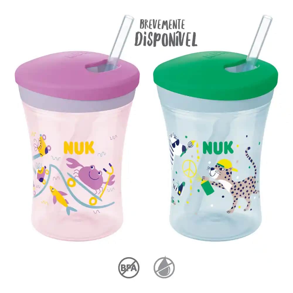 Nuk Action Cup Çocuklar İçin Güvenli ve Eğlenceli İçme Çözümü 12 Aydan Büyükler İçin