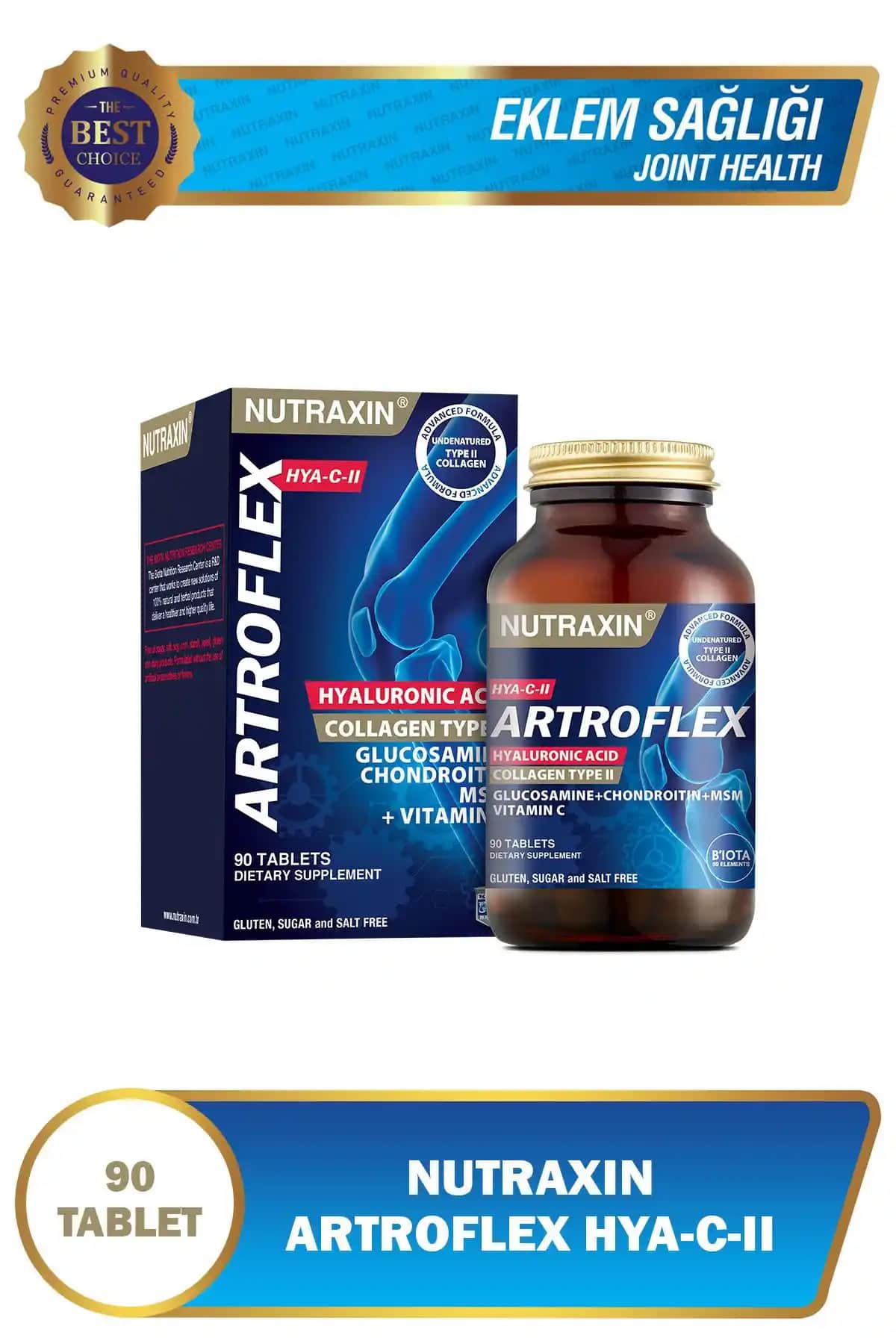 Nutraxin Artroflex 90 Tablet: Eklem Sağlığını Güçlendiren Güçlü Destek Takviyesi