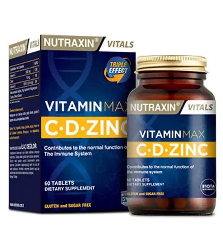 Nutraxin CD Zinc Takviyesi: Bağışıklık Güçlendirme ve Güzellik Destekleri