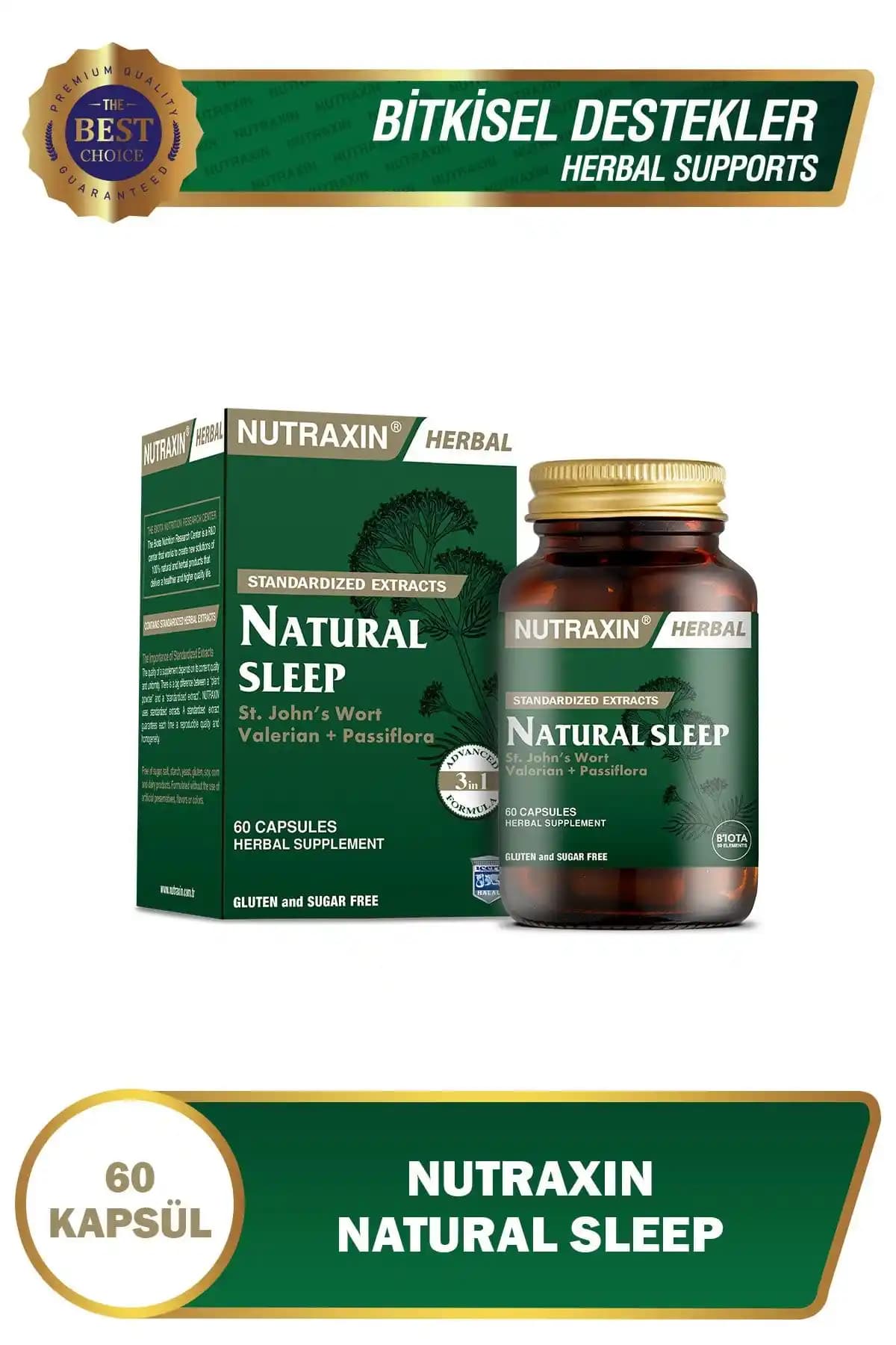 Nutraxin Naturel Sleep: Doğal İçeriklerle Uyku Kalitenizi Artıran Takviye Seçenekleri
