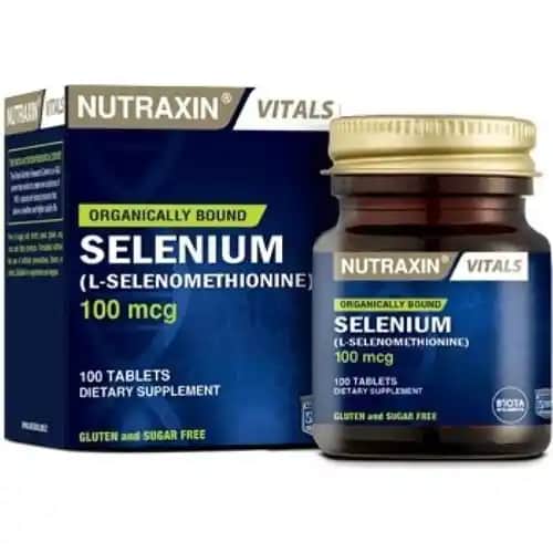 Nutraxin Selenium 100 mcg ile Cilt, Saç ve Bağışıklık Sağlığını Destekleyin