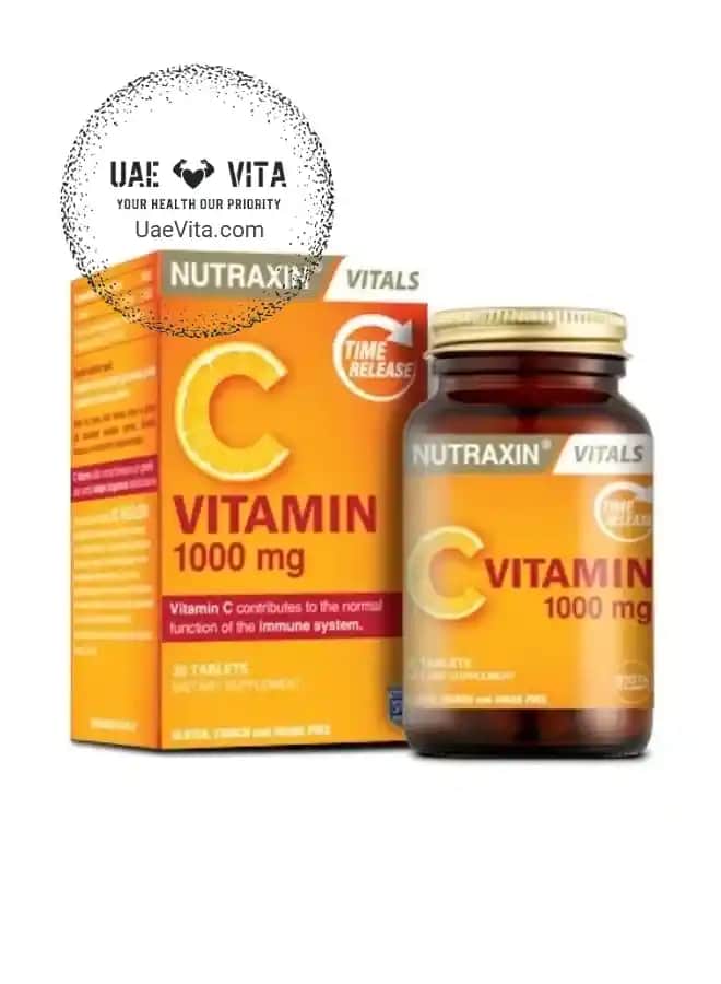 Nutraxin Vitals Vitamin C ile Güçlü Bağışıklık ve Sağlıklı Cilt Destekleri