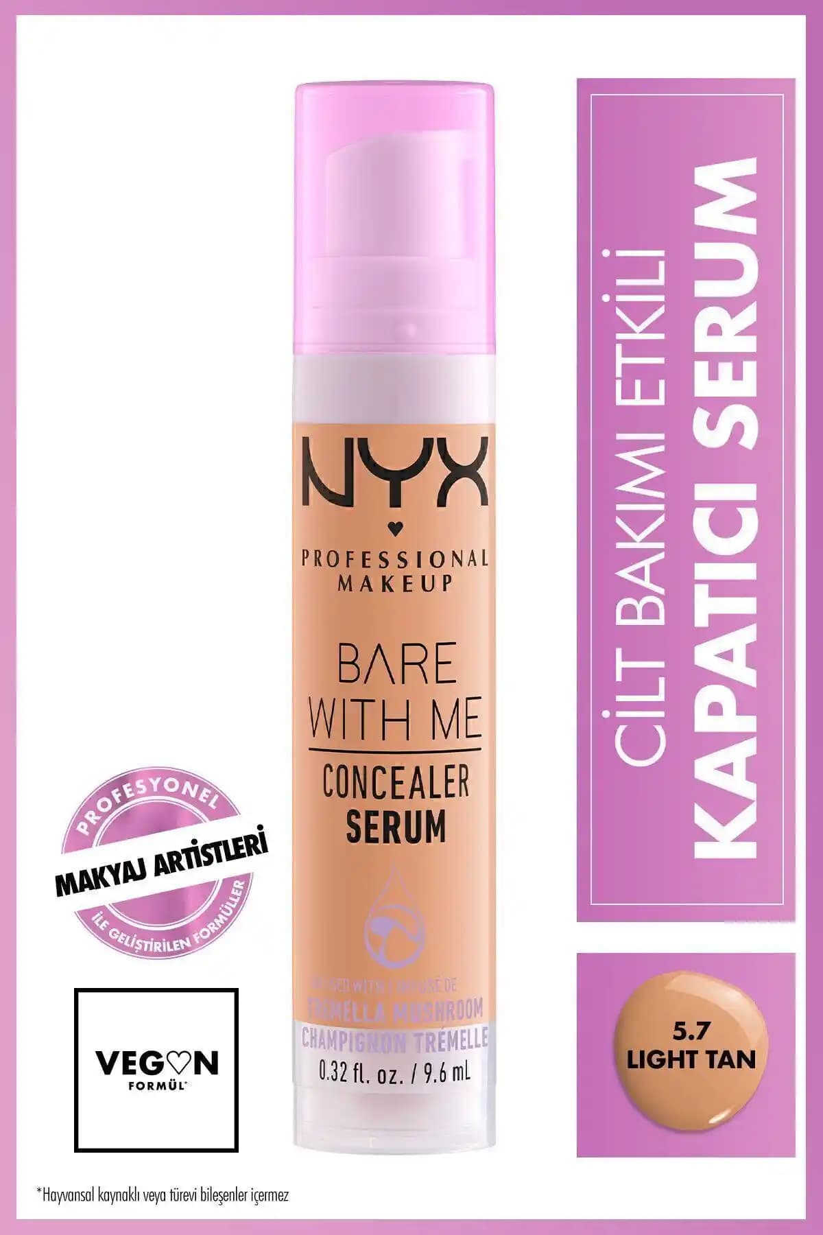 Nyx Bare With Me Kapatıcı Serum: Doğal Görünüm ve Cilt Sağlığı İçin Yenilikçi Çözüm