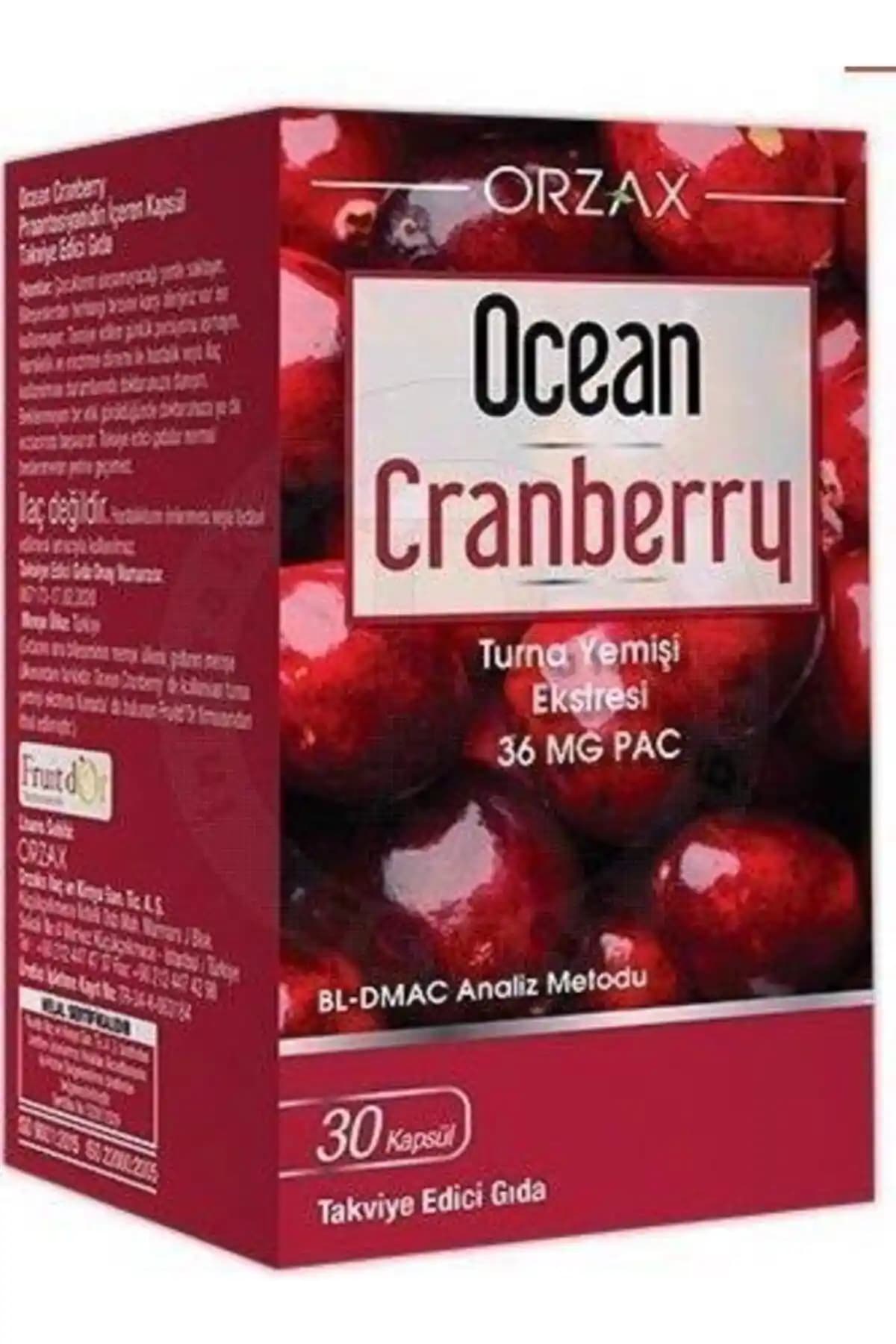 Ocean Cranberry 30 Kapsül: Doğal İçeriğiyle Sağlık ve Güzellik Destekçisi