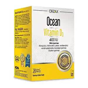 Ocean D Vitamini 400 IU Bebekler İçin Güvenli ve Etkili Takviye Seçeneği