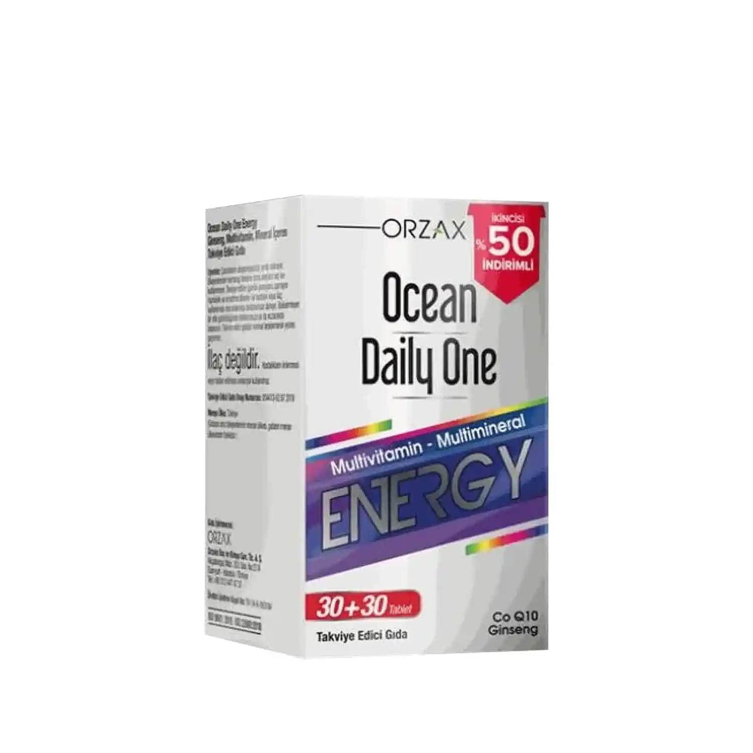 Ocean Daily One Energy: Günlük Enerji ve Sağlık Desteği İçin Doğal Takviye Çözümü