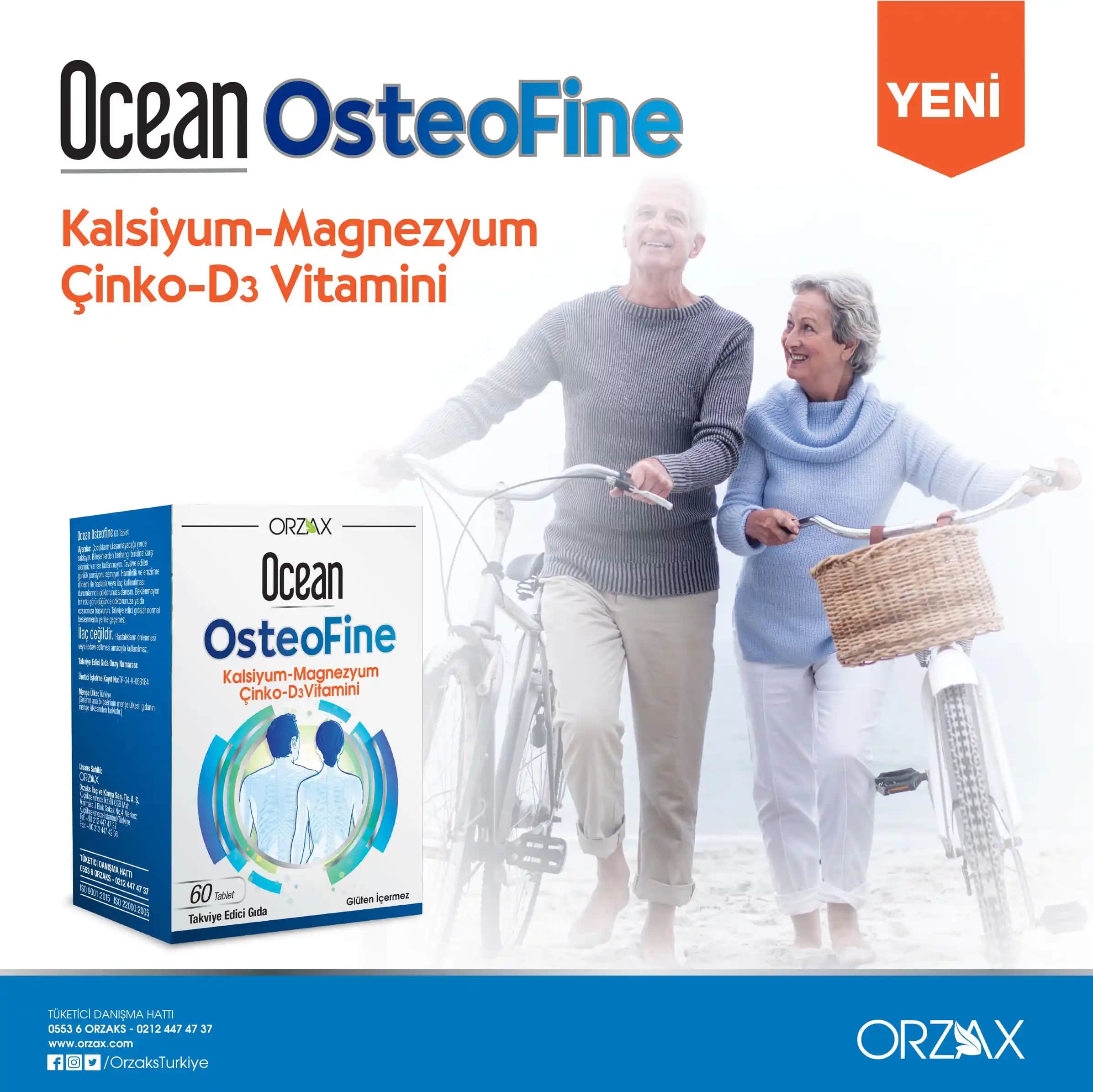 Ocean Kalsiyum: Kemik ve Güzellik İçin Güçlü Mineral Takviyesi Özellikleri ve Faydaları