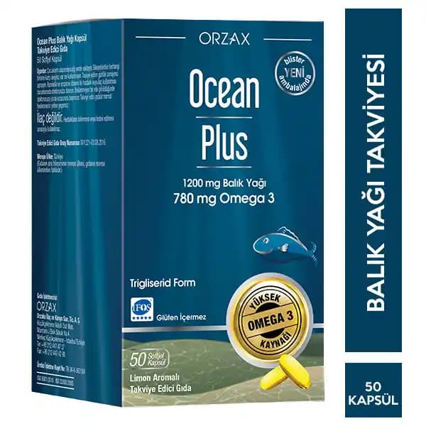 Ocean Omega 3 Balık Yağı: Kozmetik ve Sağlıkta Doğal Güzellik ve Sağlık Takviyesi