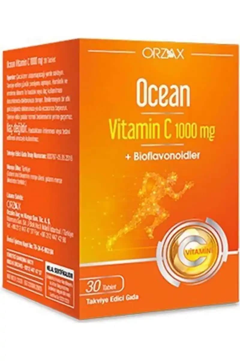 Ocean Vitamin C 1000 Mg Kullanıcı Yorumları ve Bilinmesi Gerekenler